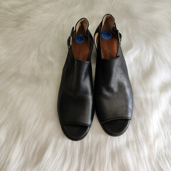 Lucky Brand Barimo Leather Heels - Picture 3 of 8